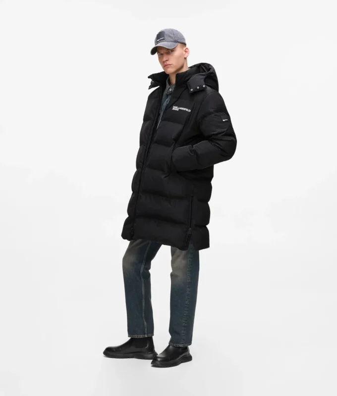 Chaqueta acolchada larga