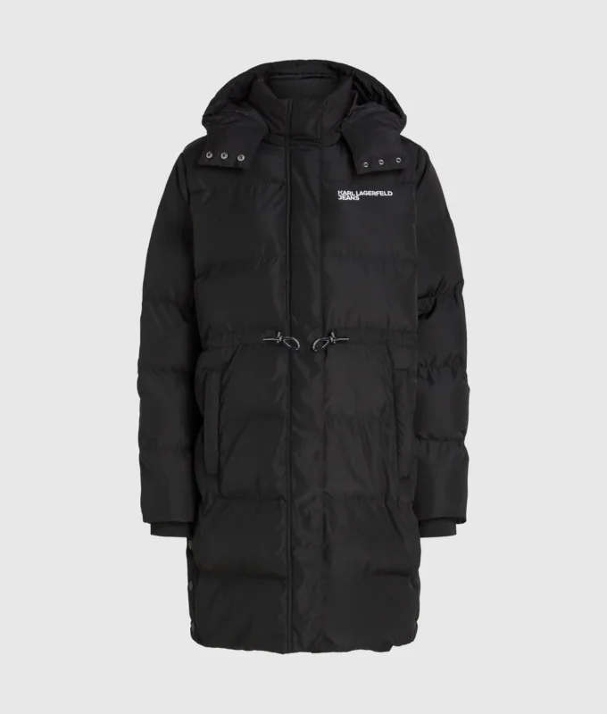 Chaqueta acolchada larga