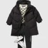 Chaqueta acolchada larga para niño