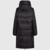 Chaqueta acolchada larga reversible