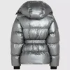 Chaqueta acolchada metalizada