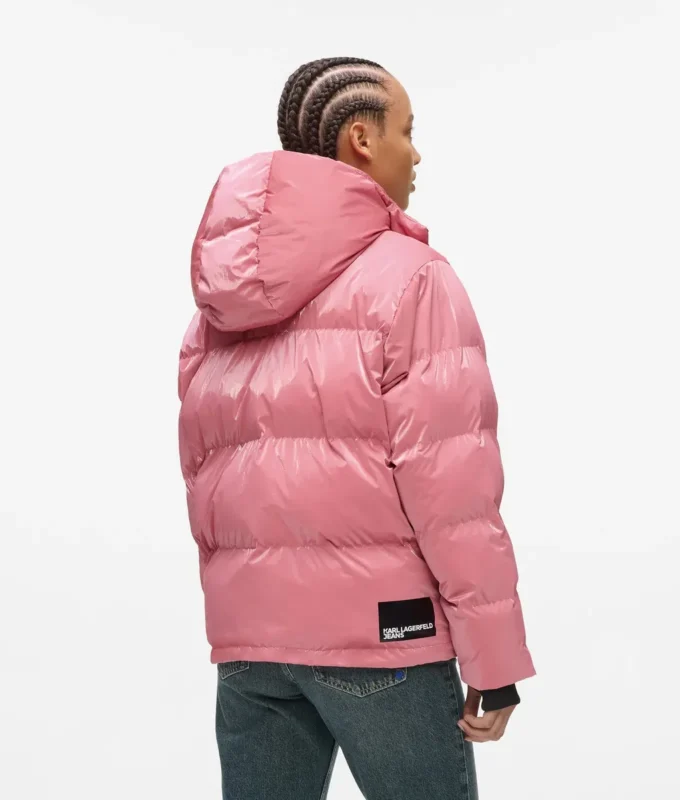 Chaqueta acolchada perlada