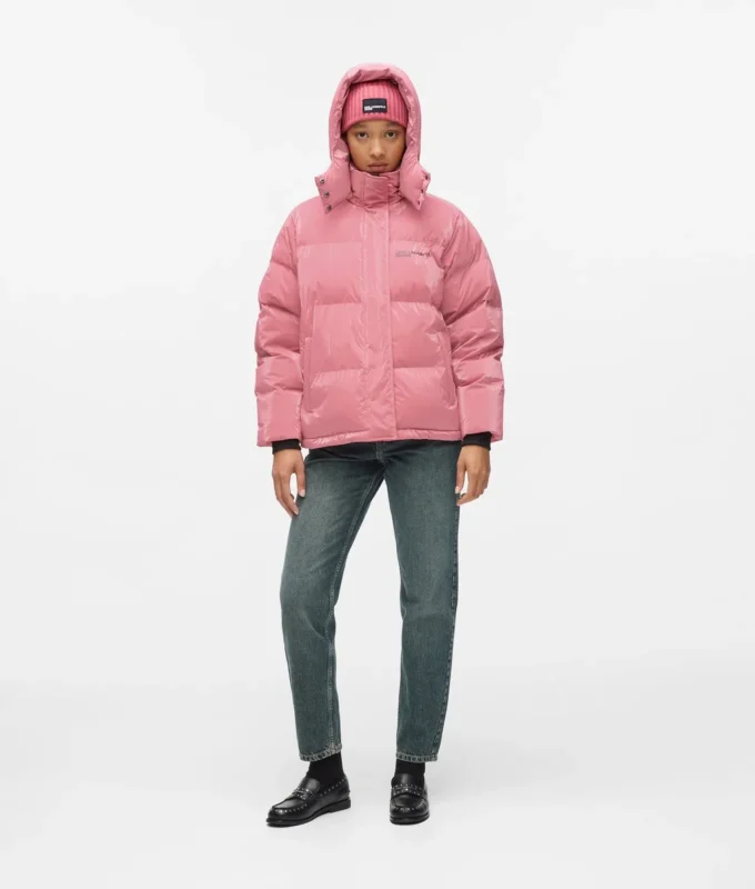 Chaqueta acolchada perlada