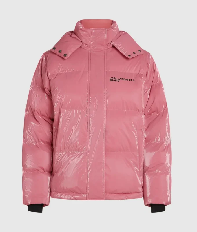 Chaqueta acolchada perlada