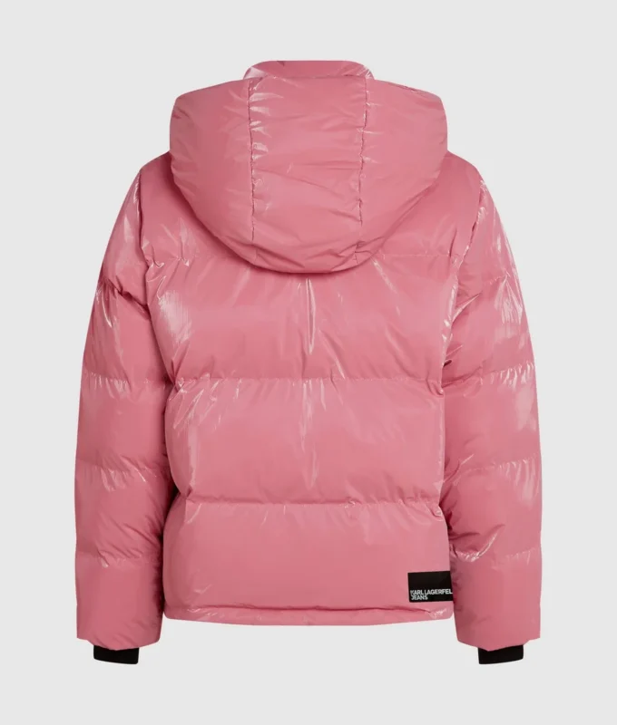 Chaqueta acolchada perlada