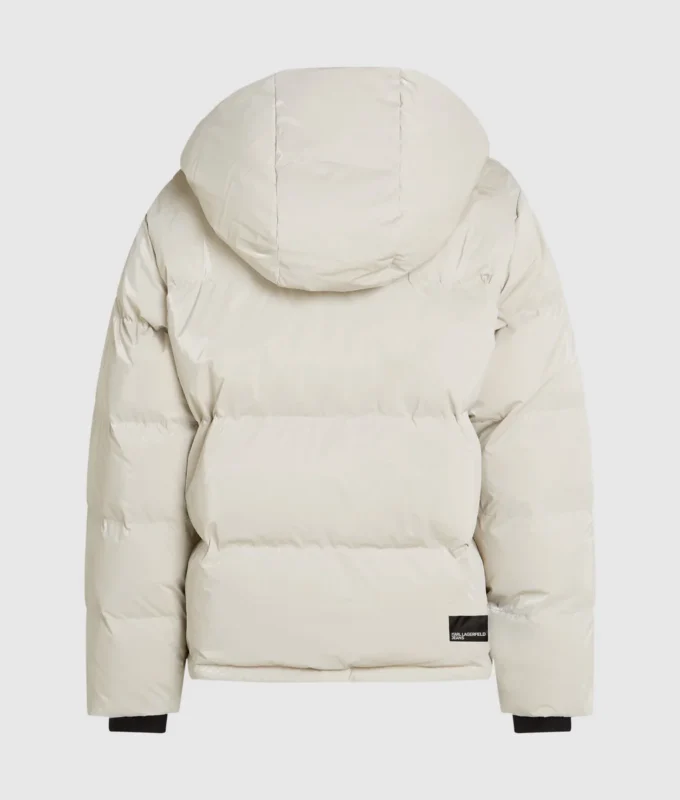 Chaqueta acolchada perlada