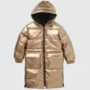 Chaqueta acolchada reversible para niña