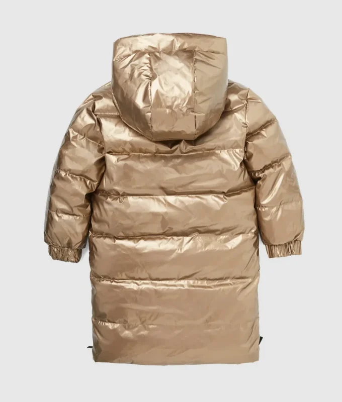 Chaqueta acolchada reversible para niña