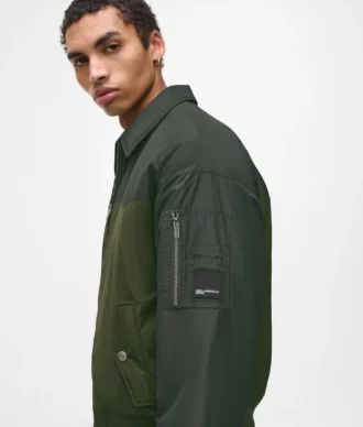 Chaqueta bomber acolchada