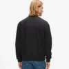 Chaqueta bomber con cremallera delantera