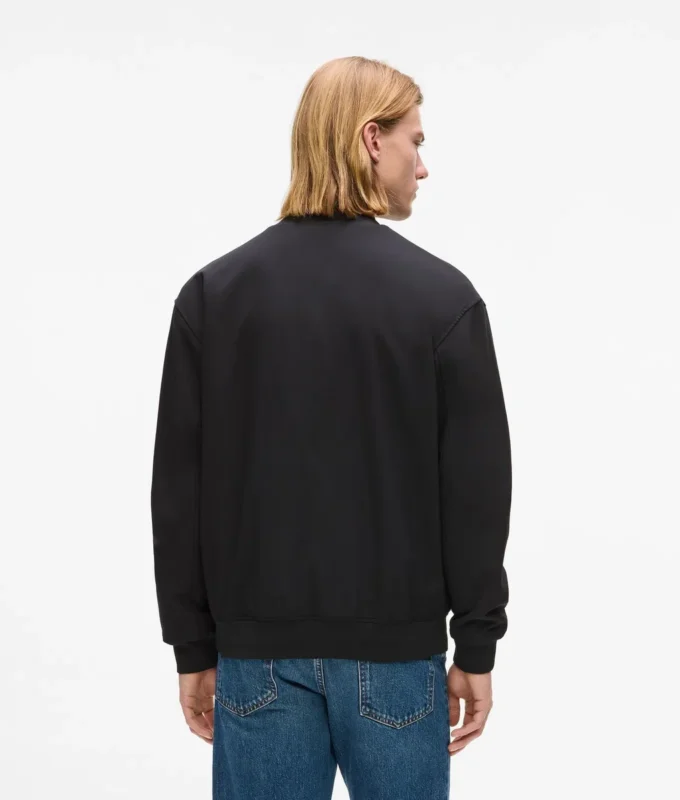 Chaqueta bomber con cremallera delantera