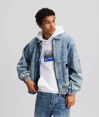 CHAQUETA BOMBER DE DENIM