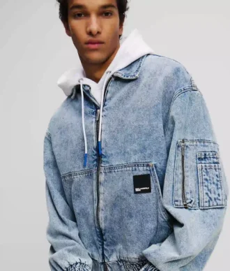 CHAQUETA BOMBER DE DENIM