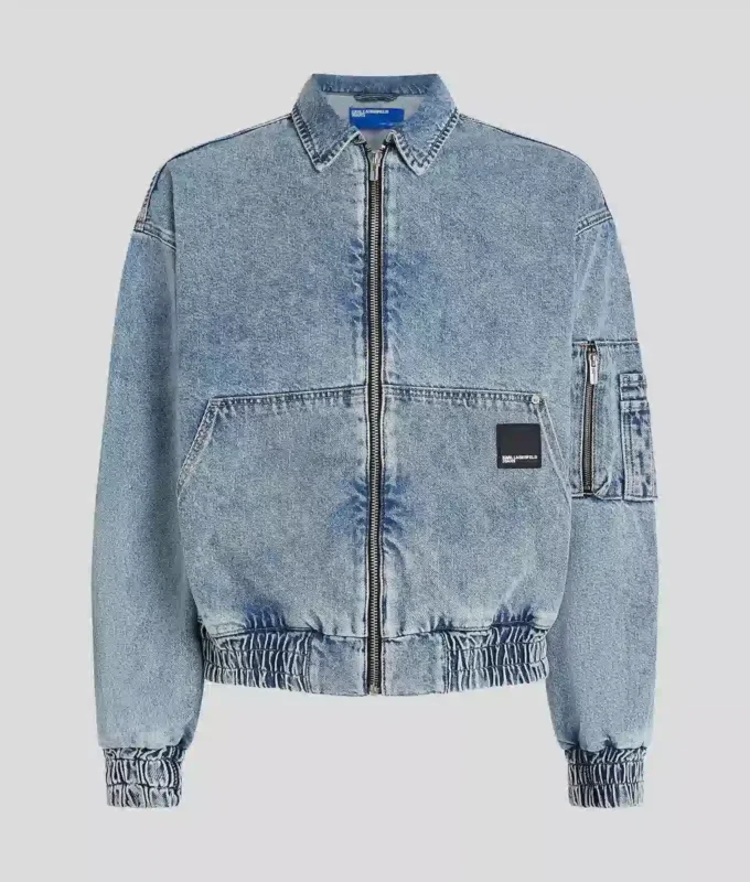 CHAQUETA BOMBER DE DENIM
