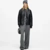 Chaqueta bomber de piel sintética