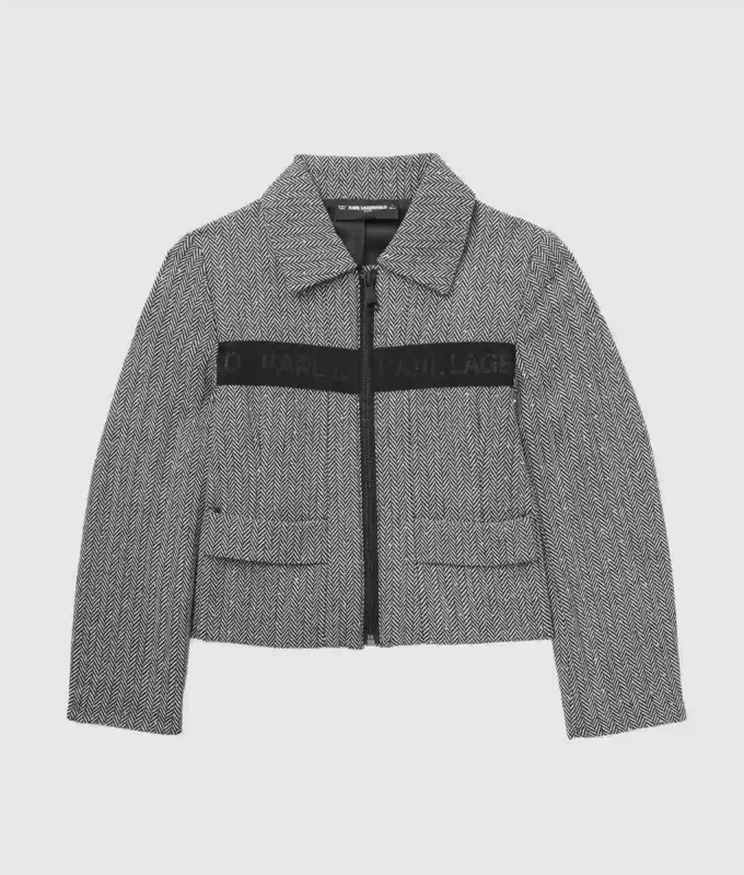 Chaqueta bouclé para niña