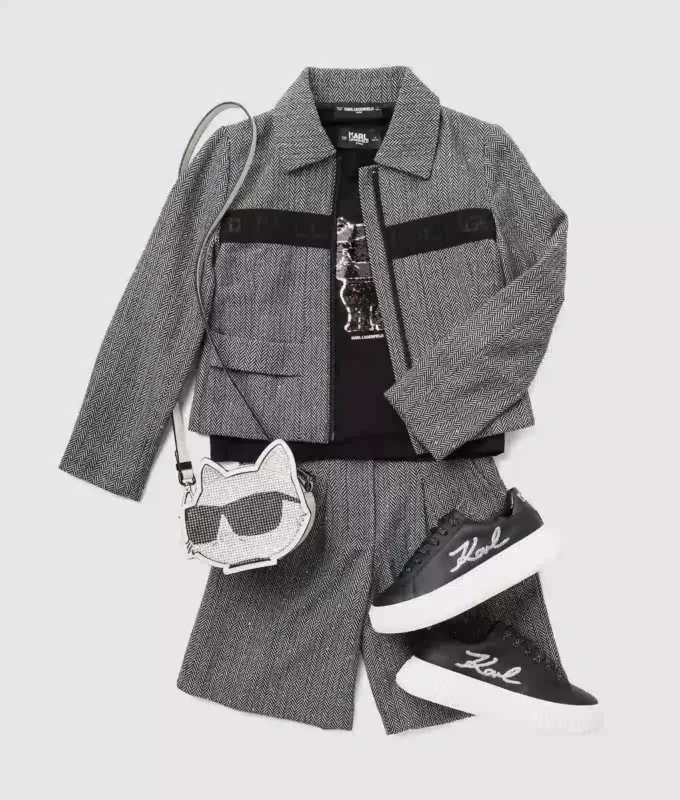 Chaqueta bouclé para niña