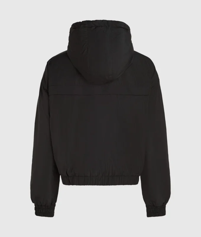 Chaqueta con capucha ligeramente acolchada