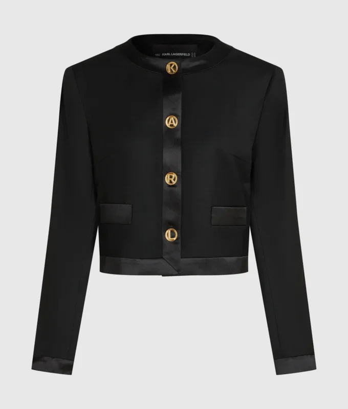 Chaqueta con letras KARL DNA