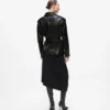 Chaqueta de cuero oversize