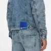Chaqueta de denim con forro de piel sintética