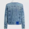 Chaqueta de denim con forro de piel sintética