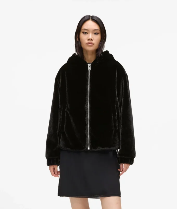 Chaqueta de piel sintética