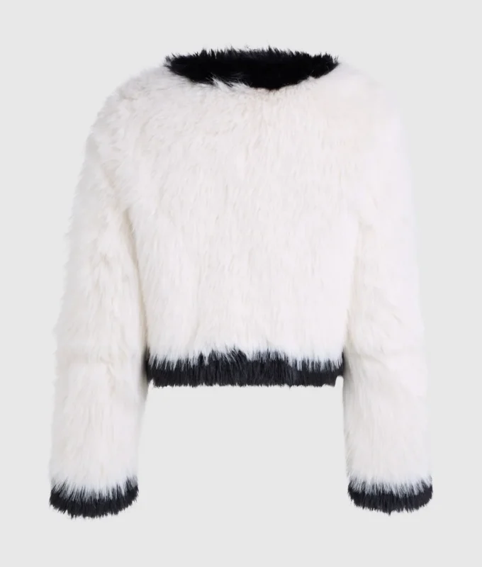 Chaqueta de piel sintética