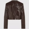 Chaqueta de piel sintética patentada
