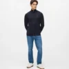 Chaqueta de punto con cremallera