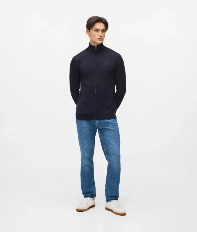 Chaqueta de punto con cremallera