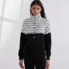 CHAQUETA DE SUEÑO BOUCLÉ