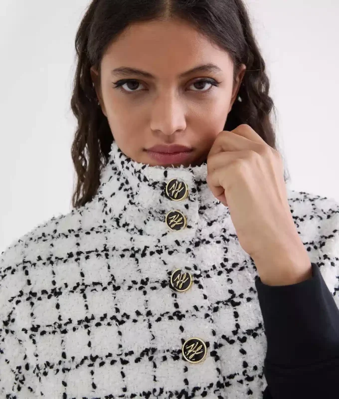 CHAQUETA DE SUEÑO BOUCLÉ