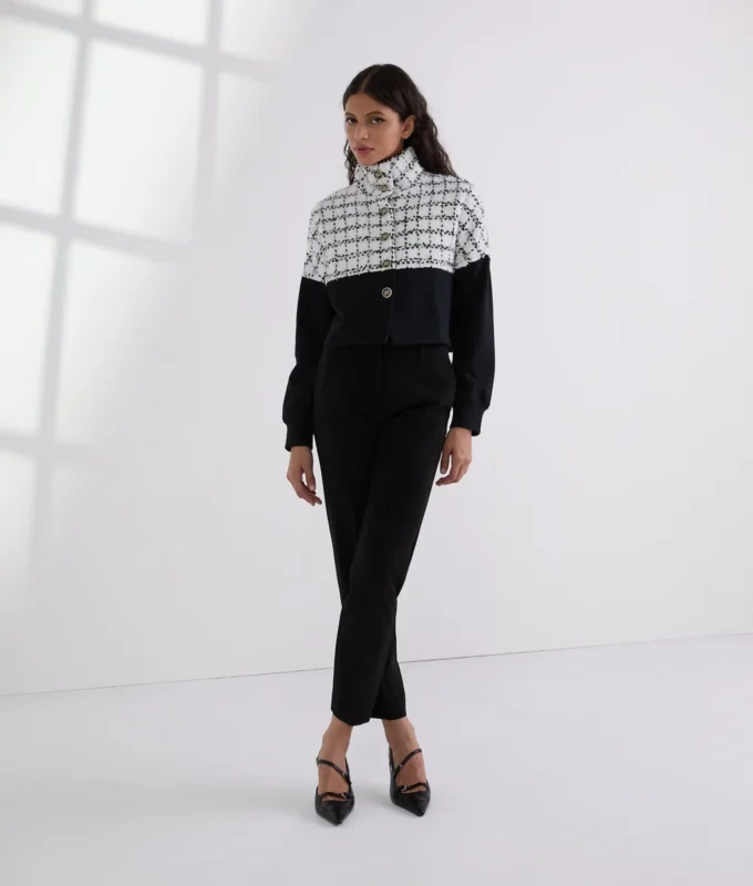 CHAQUETA DE SUEÑO BOUCLÉ