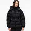 CHAQUETA PUFFER CON CINTURÓN