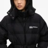 CHAQUETA PUFFER CON CINTURÓN