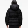 CHAQUETA PUFFER CON CINTURÓN