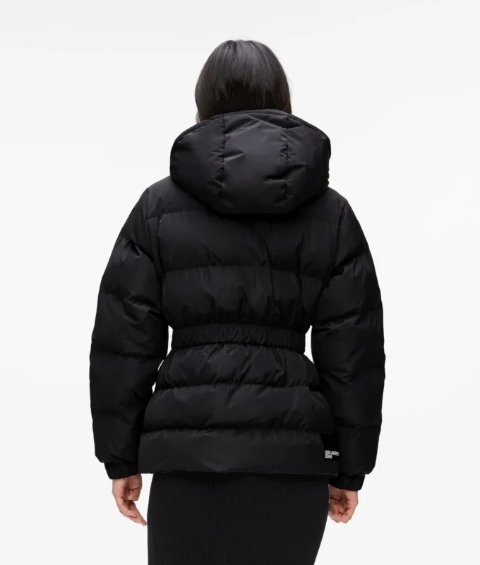CHAQUETA PUFFER CON CINTURÓN