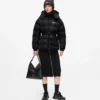 CHAQUETA PUFFER CON CINTURÓN