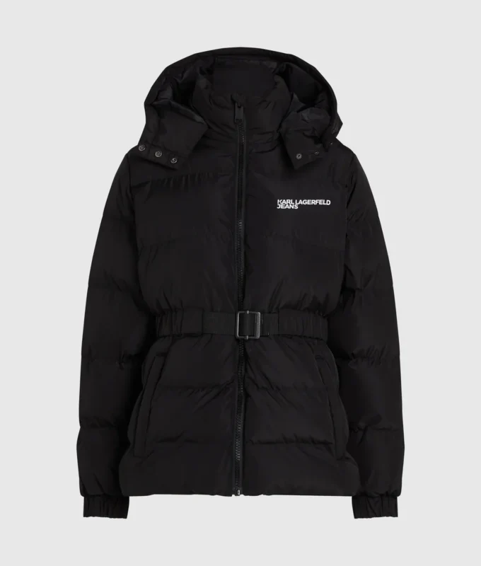 CHAQUETA PUFFER CON CINTURÓN