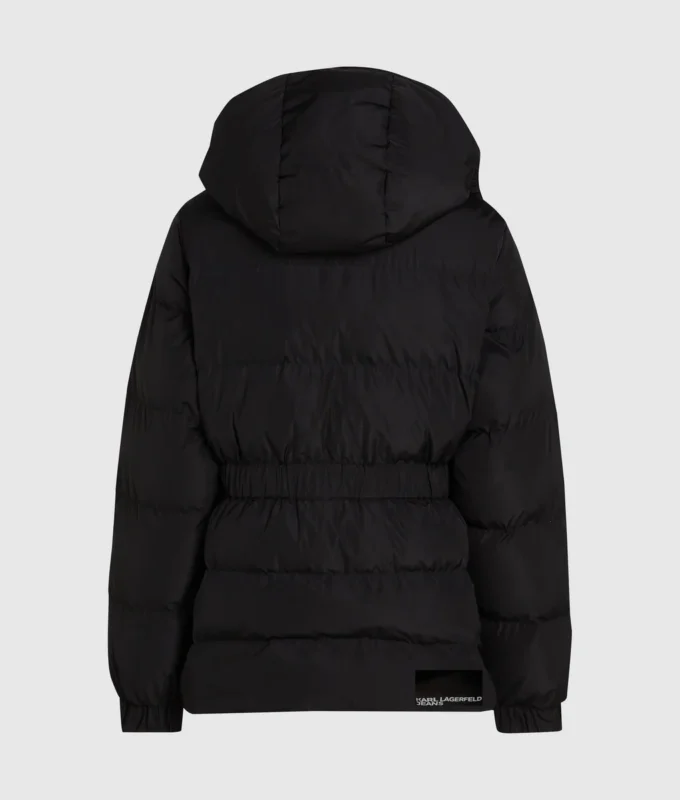 CHAQUETA PUFFER CON CINTURÓN