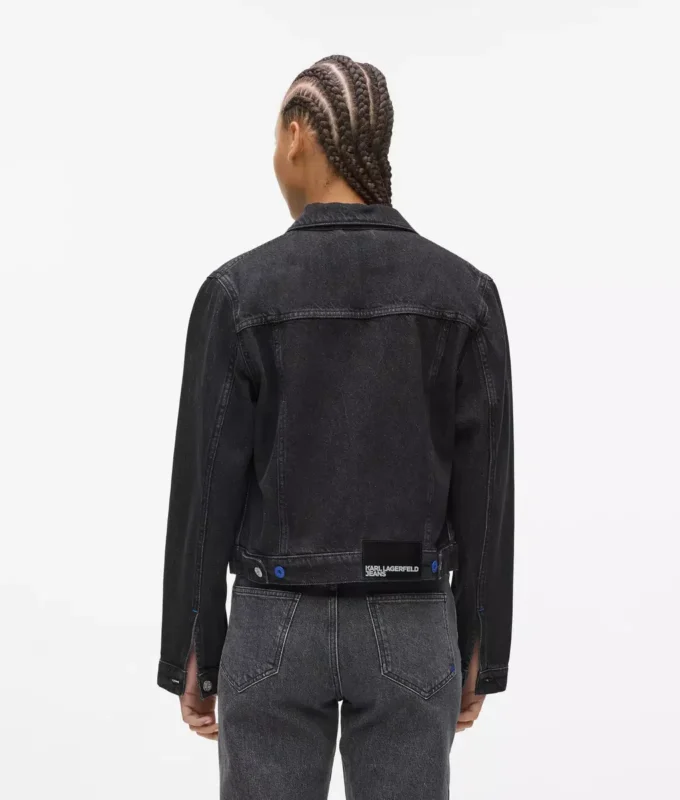 Chaqueta vaquera con cordones