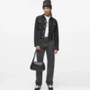 Chaqueta vaquera con cordones