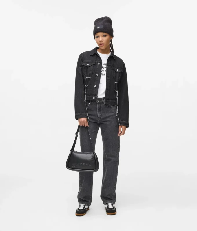 Chaqueta vaquera con cordones