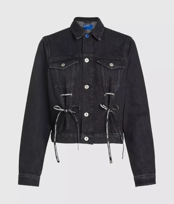 Chaqueta vaquera con cordones
