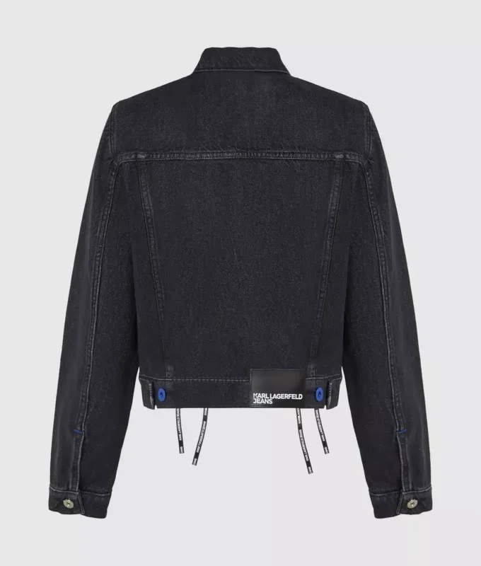 Chaqueta vaquera con cordones