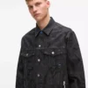 Chaqueta vaquera con estampado Monogram integral