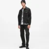 Chaqueta vaquera con estampado Monogram integral