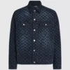 Chaqueta vaquera con estampado Monogram integral