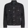 Chaqueta vaquera con estampado Monogram integral